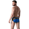 LEADER Slip en mesh LOADED Noir-Bleu